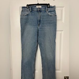Abercrombie & Fitch Straight Leg, Ultra High Rise Jeans